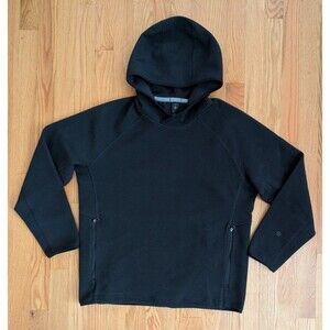 Lululemon Textured Spacer Pullover Hoodie Mens XS Black Hooded Pullover LM3EX8S
